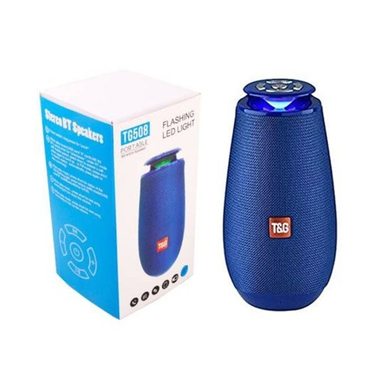 T&G PORTABLE BLUETOOTH SPEAKER TG-508 TF/AUX/FM/U DISK/HANDS-FREE CALL BLUE T&G PORTABLE BLUETOOTH SPEAKER TG-508 TF/AUX/FM/U DISK/HANDS-FREE CALL BLUE